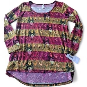 Lularoe Lynnae Size L Long Sleeve Top